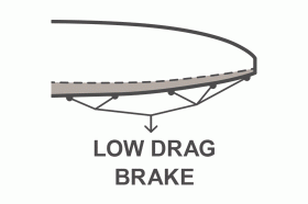 LOW DRAG BRAKE